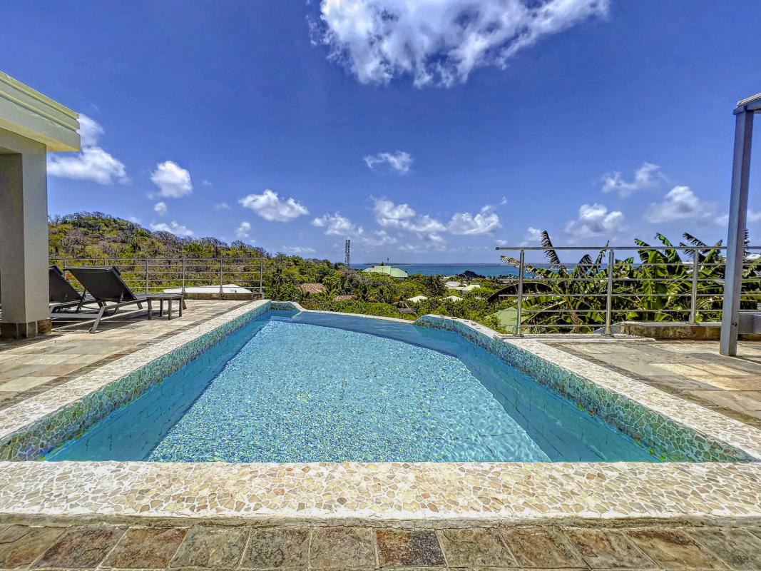 Location villa à la Baie Orientale Saint Martin_ Piscine - 2